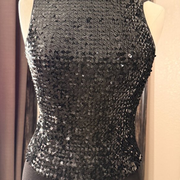Strapless Sequins Top and Fitted Formal Skirt - Picture 2 of 4
